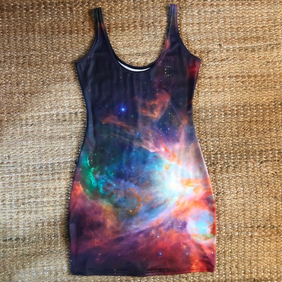 🖋Signed Blackmilk rainbow galaxy dress!!😍 - Picture 3 of 8